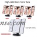 22 LED Lights Tri-Fold Makeup Mirror,2X 3X Magnification Touch Screen Desktop Vanity Makeup Mirror,White   568080269
